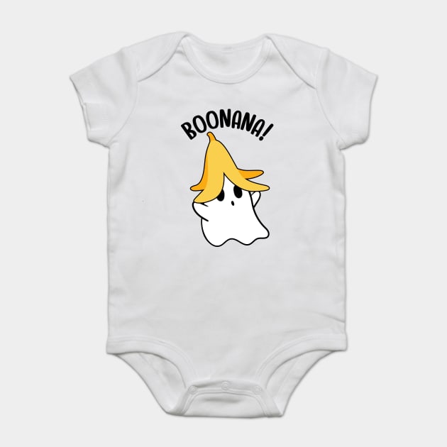 Boonana! Funny Ghost in a Banana costume Baby Bodysuit by Luxinda